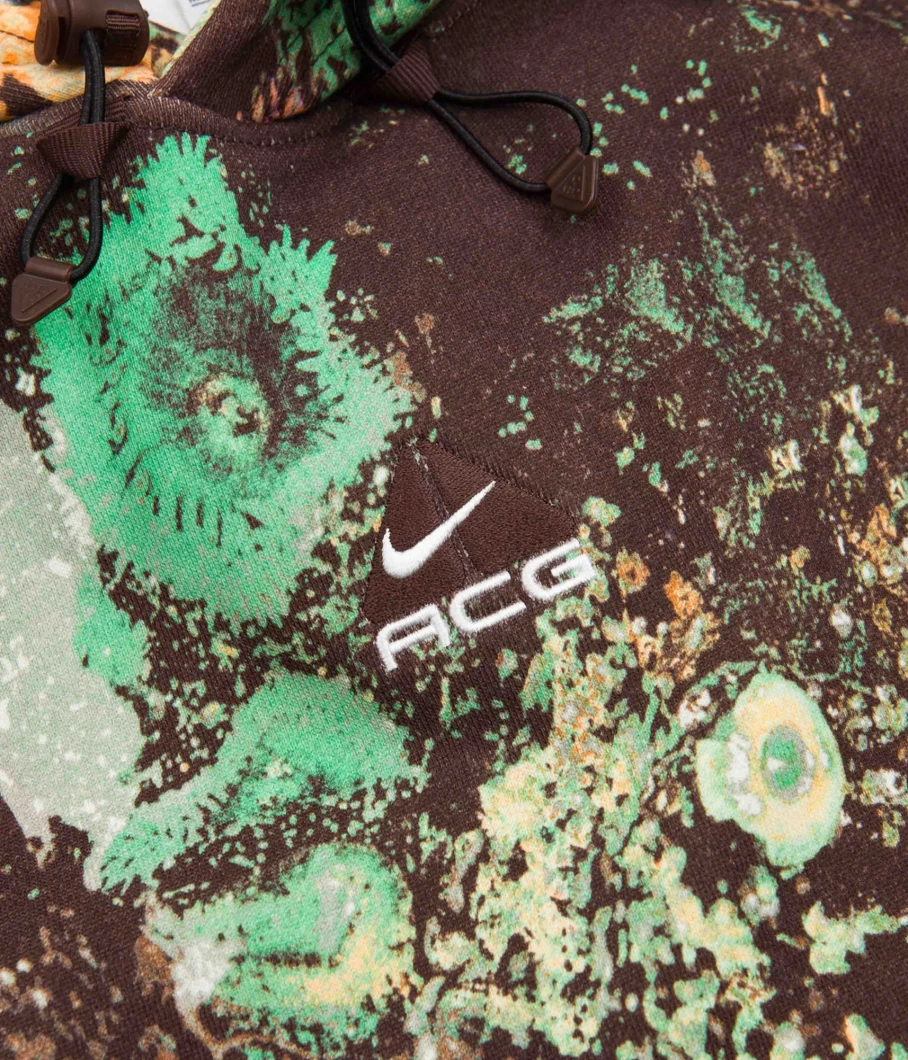 Nike ACG Men's Tuff Fleece Hoodie - Water-Resistant Outdoor Pullover for Hiking & Camping