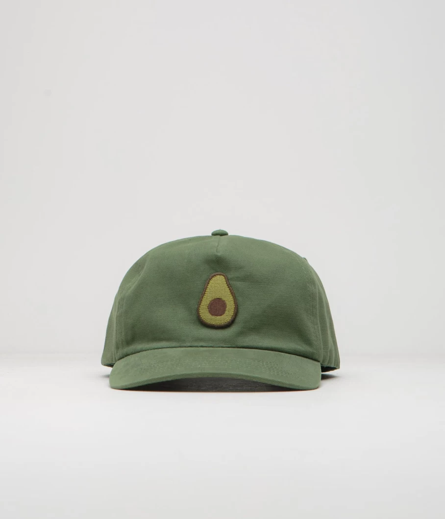 Mollusk Men's Avocado Embroidered Snapback Cap