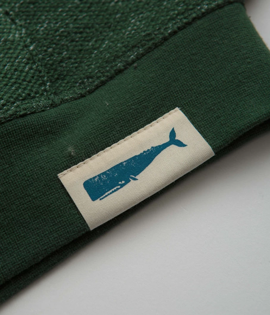 Mollusk Men's Whale Embroidered Hoodie - Premium Cotton Pullover Sweatshirt