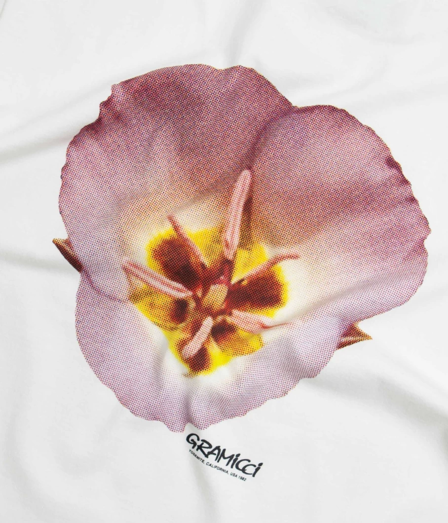 Gramicci Men's Floral Print T-Shirt - Casual Short Sleeve Tee for Men