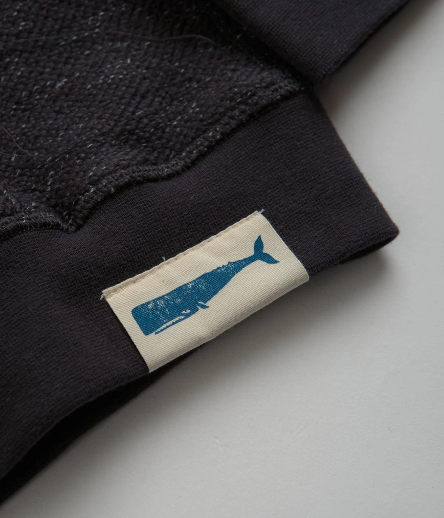 Mollusk Men's Whale Embroidered Hoodie - Premium Cotton Sweatshirt for Men