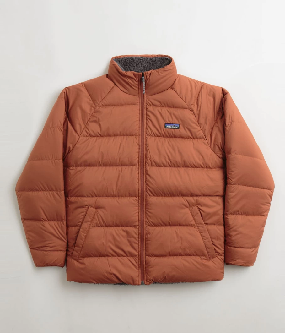 Patagonia Men's Reversible Silent Down Jacket – Lightweight Warm Waterproof Winter Coat