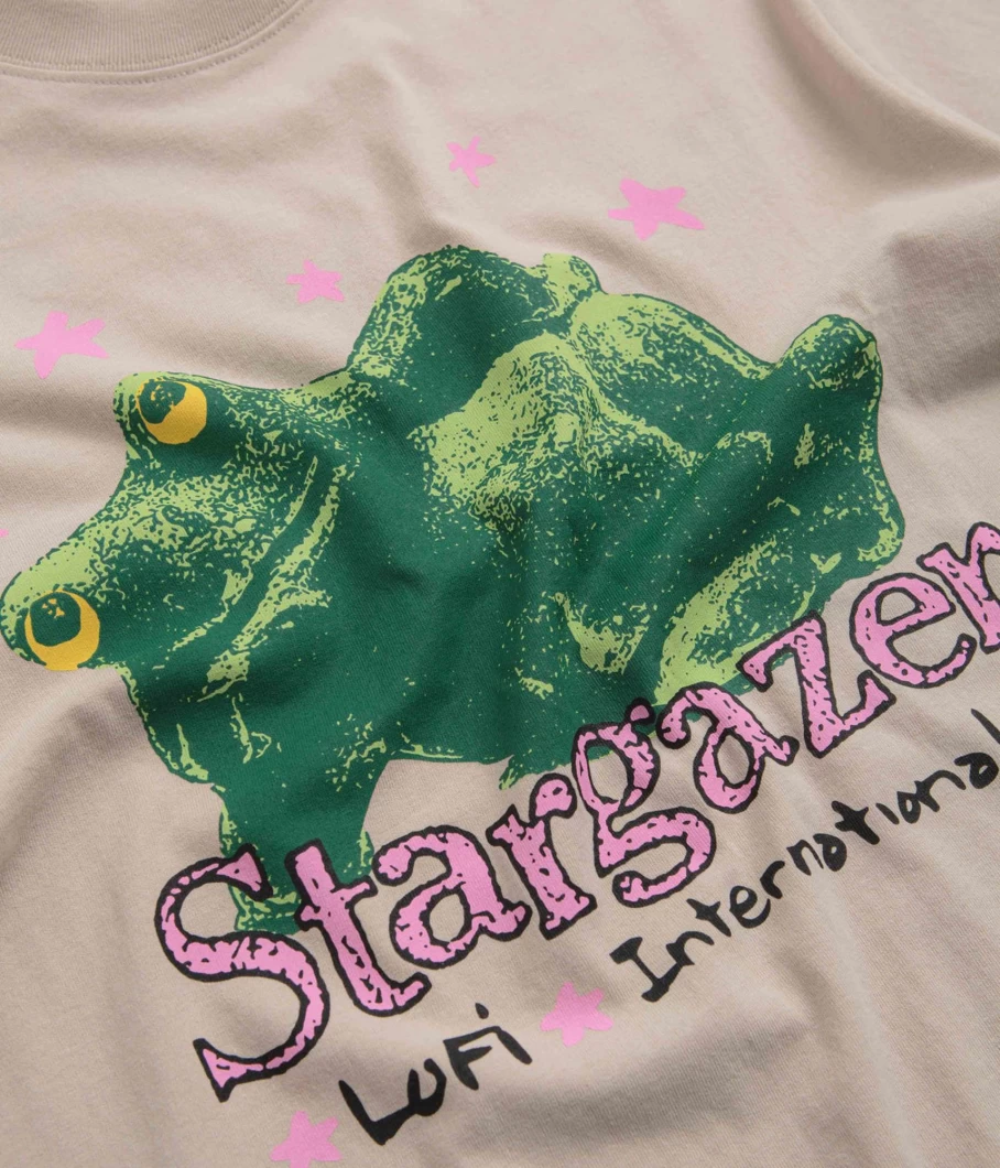 Lo-Fi Stargazer Graphic T-Shirt for Men - Vintage Space Design Cotton Tee