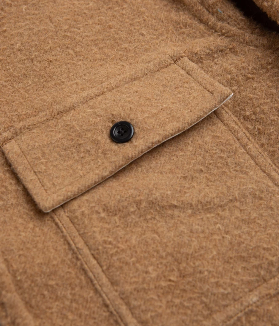 Norse Projects Men's Silas Textured Cotton Wool Overshirt - Stylish Layering Piece