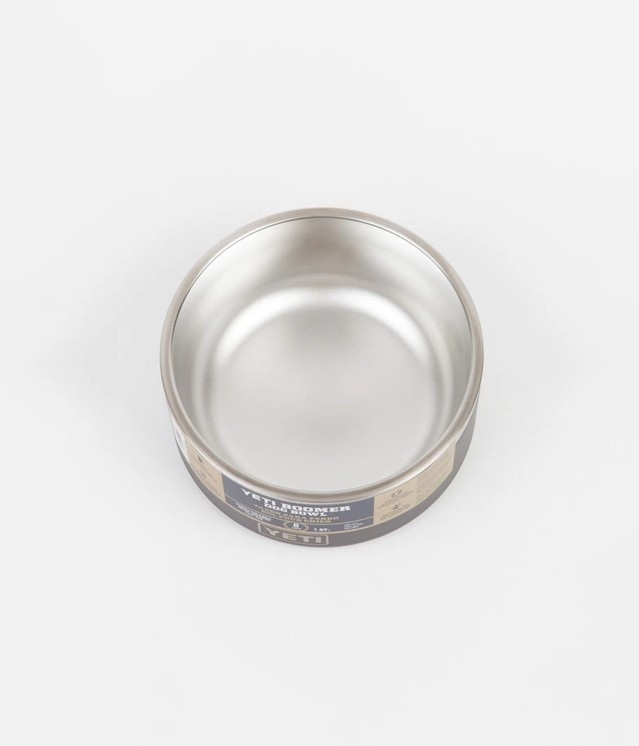 Yeti Boomer 8 Dog Bowl – Durable Pet Food Bowl for Dogs, Stainless Steel, Non-Slip Base