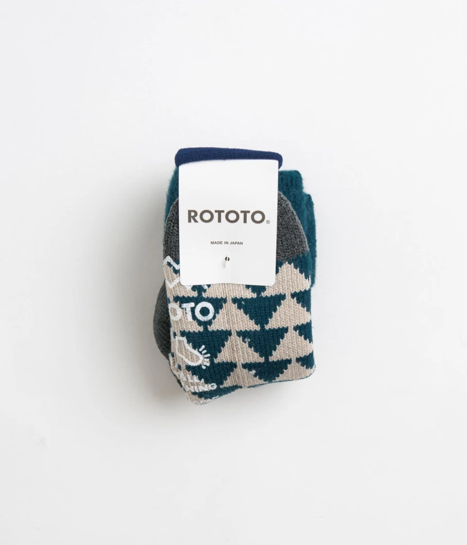 RoToTo Men's Comfy Triangle Sankaku Socks for Relaxing at Home
