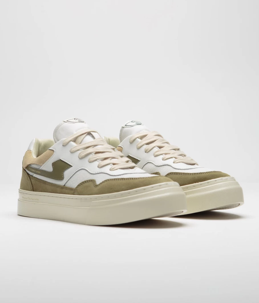 Stepney Workers Club Men's Pearl S-Strike Suede Sneakers - Retro Style Casual Shoes